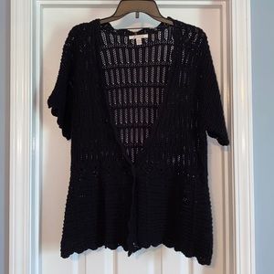 Crocheted jacket, L